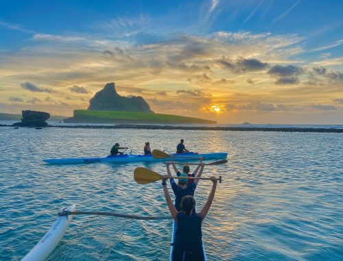 canoa havaiana fernando de noronha